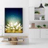 White Pond Lily- Full Round Diamond Painting