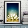 White Pond Lily- Full Round Diamond Painting