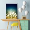 White Pond Lily- Full Round Diamond Painting