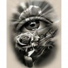Black Eye Flower - Full Round Diamond Painting