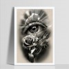 Black Eye Flower - Full Round Diamond Painting