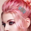 3pcs Butterfly Hair Clips DIY Rhinestone Barrettes Girls Bobby Pin Hairpins