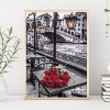 Street Romantic Rose - Partial Round Diamond Painting