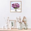 Purple Flower Vase - Full Round Diamond Painting