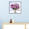 Purple Flower Vase - Full Round Diamond Painting