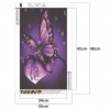 Butterfly - Full Round Diamond Painting(30*48cm)