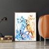 Ice Fire Butterfly Fox - Full Round Diamond Painting