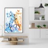 Ice Fire Butterfly Fox - Full Round Diamond Painting