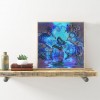 Blue Butterfly - Crystal Rhinestone Diamond Painting
