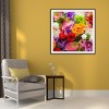 Flower  - Full Round Diamond Painting(30*30cm)