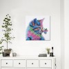 Butterfly Cat - Crystal Rhinestone Diamond Painting