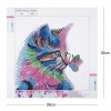 Butterfly Cat - Crystal Rhinestone Diamond Painting