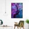 Purple Flower Tree - Full Round Diamond Painting