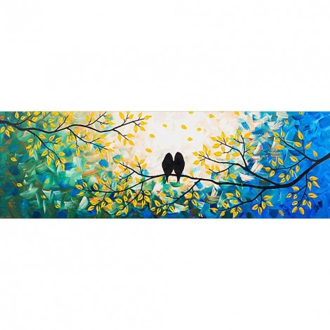 Birds - Full Round Diamond Painting(80*30cm)