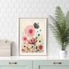 Insect and Flower - Full Round Diamond Painting