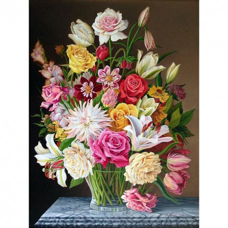 Flower - Full Round Diamond Painting