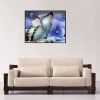 Blue Butterfly - Partial Round Diamond Painting