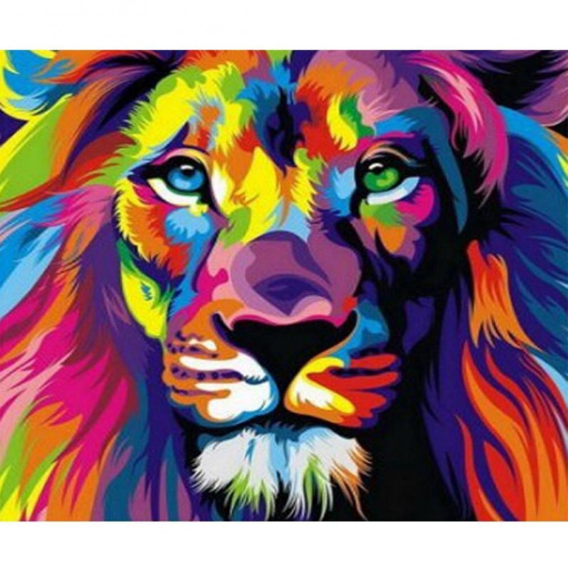 Colorful Lion - Full...