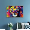 Colorful Lion - Full Square Diamond Painting(40x50cm)