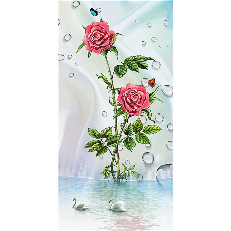 Flower and Swans - F...