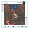 Eagle Flag - Full Round Diamond Painting