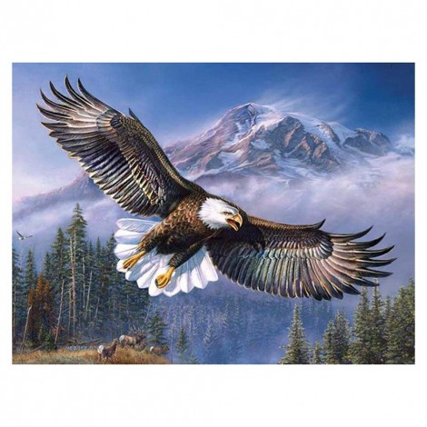 Flying Eagle - Full Round Diamond Painting